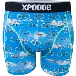 XPOOOS Boxershort met fietsen print