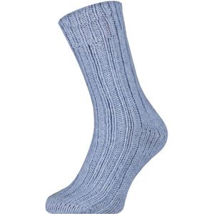 Boru Noorse Alpaca sokken Light blue