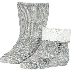 Eureka Merino wollen baby sokken Grey melange