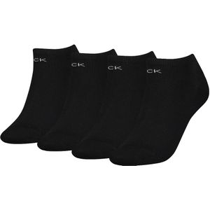 Calvin Klein Dames sneakersokken 4-pack Black