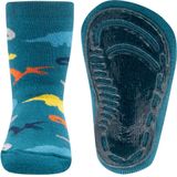 Ewers Antislip sokken met dinosaurussen Turquoise