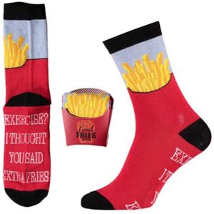 Apollo french fries socks Light blue