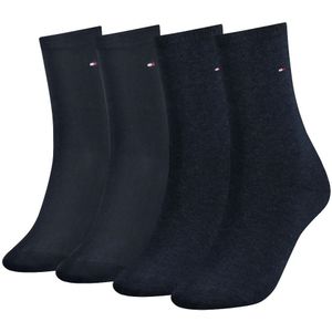 Tommy Hilfiger Women 4-pack sock basic Blue
