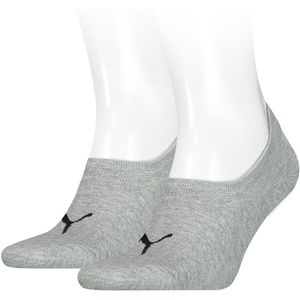 Puma Footies met hoog uitgesneden wreef Middle Grey