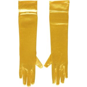 Apollo Gala handschoen 40 cm van Satijn Yellow