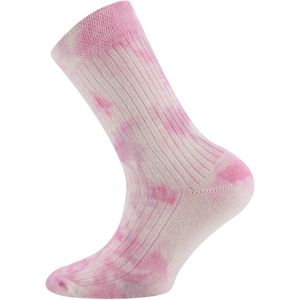 Ewers Tie dye sokken van katoen Pink