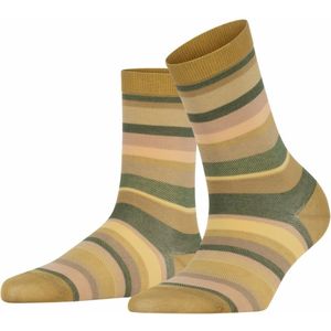 FALKE Steady stripe dames sokken Stripes green