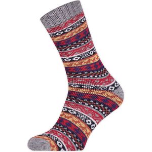 Basset Dames sokken nordic design Mid Grey Mel