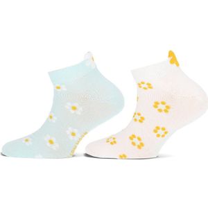 Yellow Moon Kinder sneaker YM flower dots 2-pack Assortiment