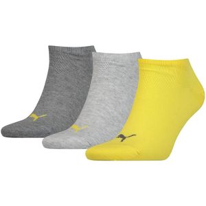 Puma Unisex sneaker plain 3 pack Yellow