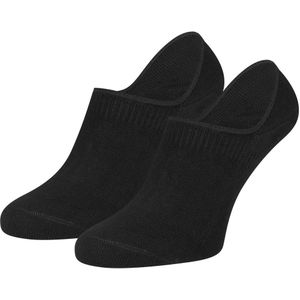 Basset Bamboe footies invisible Black