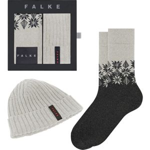 FALKE Christmas giftset heren Light grey melange