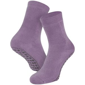 Basset Antislip sokken van katoen Pastel lilac