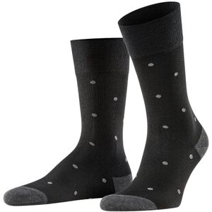 FALKE Heren sokken met stippen Antracite