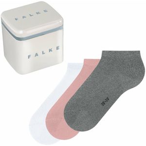 FALKE Happy box 3-pack dames sneakersokken Rose