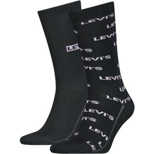 Levi's Sokken All over print 2-pack Black