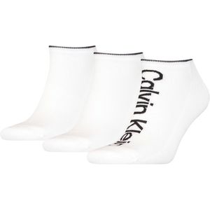 Calvin Klein Heren katoenen sneakersokken White