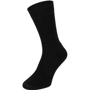 Boru Bamboe sokken met badstof zool Black