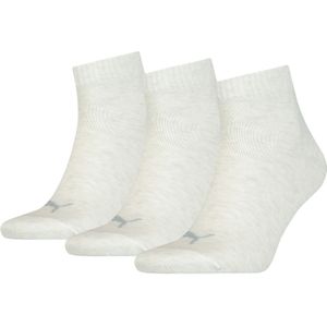 Puma Halfhoge sokken van zacht katoen Oatmeal