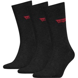 Levi's sokken Regular 3-pack Black antracite