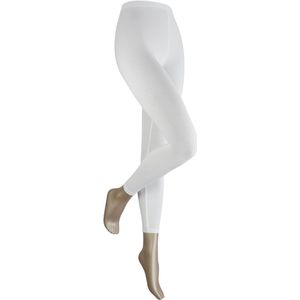 Sarlini Lange dames legging van katoen White