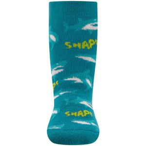 Ewers Antislip sokken met haaien print Blue