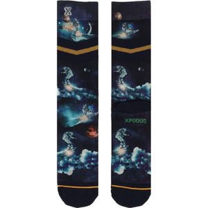 XPOOOS sokken met bamboo spaceboarding print