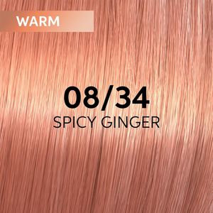 Wella Shinefinity 08/34 Spicy Ginger - hellblond gold-rot 60 ml