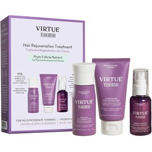 Virtue Flourish Hair Rejuvenation Treatment 1 month supply Set