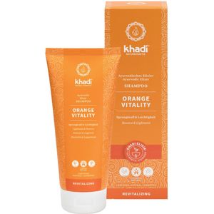 khadi Revitalizing Revitalizing Ayurvedic Elixir Shampoo Orange Vitality 200 ml