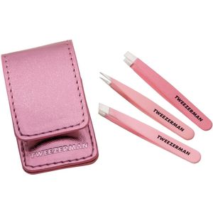 TWEEZERMAN Micro Mini Pinzetten Set Pink