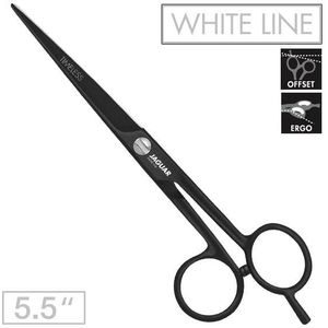 Jaguar White Line Haarschaar Timeless 5½"""" Zwart