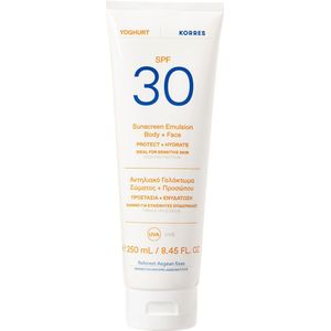 KORRES Yoghurt Sunscreen Emulsion Body & Face SPF 30 250 ml