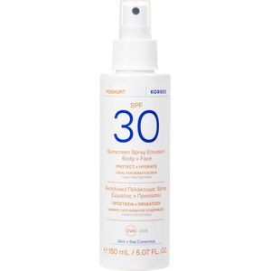 KORRES Yoghurt Sunscreen Spray Emulsion Face + Body SPF 30 150 ml