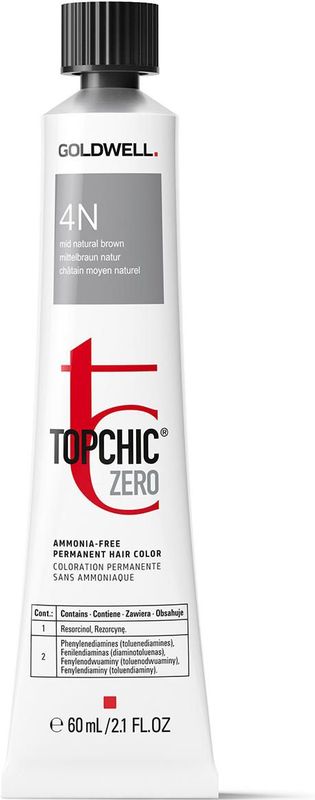 Goldwell Topchic Geen haarkleur 4N medium bruine tube 60 ml