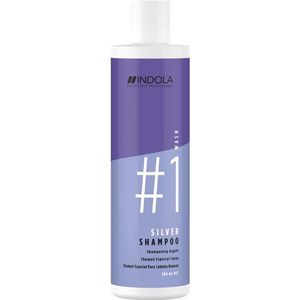 Indola Silver Shampoo 300ml - Zilvershampoo vrouwen - Voor Alle haartypes