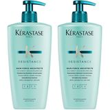 Kérastase Resistance Bain Force Architecte 2 x 500 ml