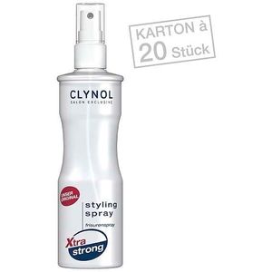 Clynol Stylingspray Xtra strong 20er-Karton Packung mit 20 x 200 ml