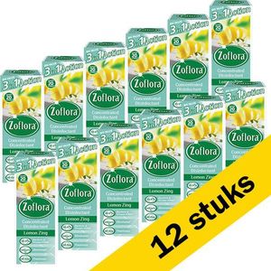 Aanbieding: Zoflora allesreiniger concentraat - Lemon Zing (12 x 500 ml)