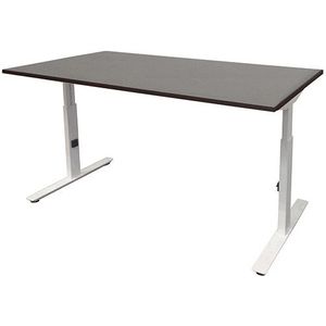 Schaffenburg Linesto Plus bureau  frame logan eiken blad 140 x 80 cm - Wit