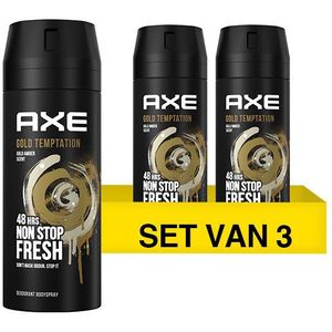 Aanbieding: Axe Dark Temptation Deodorant Body Spray (3 flessen - 150 ml)