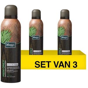 Aanbieding: 3x Kneipp doucheschuim for men ceder jojoba (200 ml)