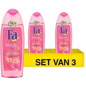 Aanbieding: 3x Fa douchegel Magic Oil Pink Jasmin (250 ml)