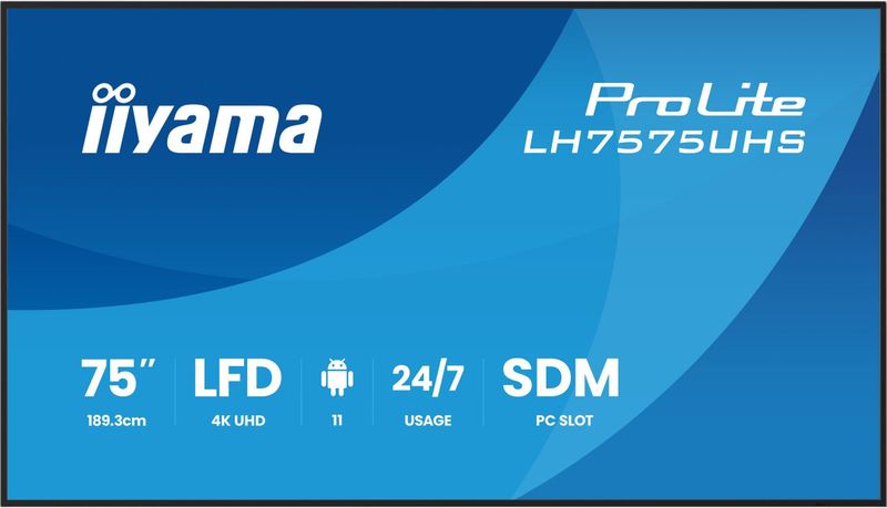 iiyama - ProLite LH7575UHS-B2AG - Public Display
