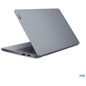 Lenovo 14e Chromebook Gen 3 Intel® Core™ i3 i3-N305 35,6 cm (14") Full HD 8 GB LPDDR5-SDRAM 128 GB eMMC Wi-Fi 6E (802.11ax) ChromeOS Engels  - Grijs