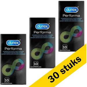 Aanbieding: 3x Durex Performa condooms (10 stuks)