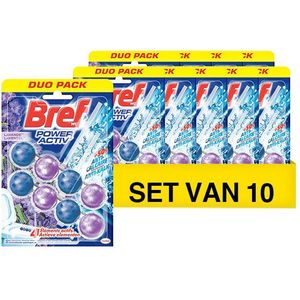 Aanbieding: Bref Toiletblok Power Activ Lavendel (10 stuks - 2 x 50 gram)