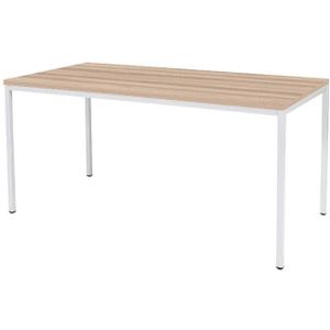 Staples Choice Domino Basic Bureau 160 x 80 Ulme Witte Poten