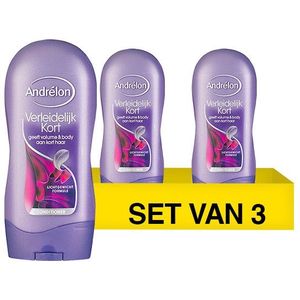 Aanbieding: Andrélon conditioner Verleidelijk Kort (3 x 300 ml)