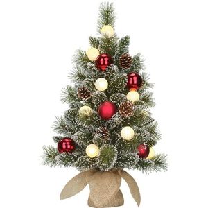 Kunstkerstboom 60 cm | Kaprun | 10 lampjes | 50 Tips | Black Box Trees